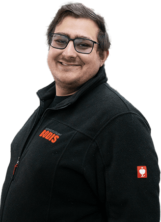 BODIS Mitarbeiter Sven Der BODIS Mitarbeiter Sven lächelt freundlich