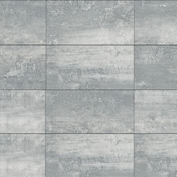 Silber grauer Rigid Vinylboden im Fliesendesign
