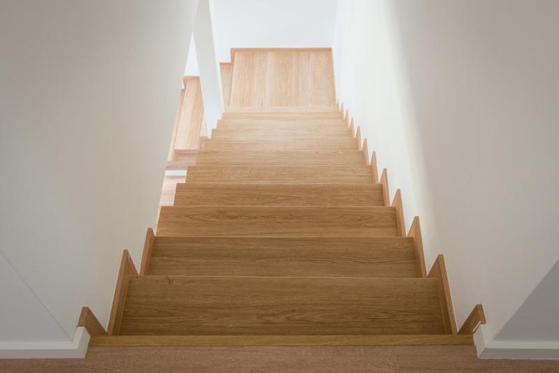 Renovierte Treppe von oben Renovierte Treppe von oben