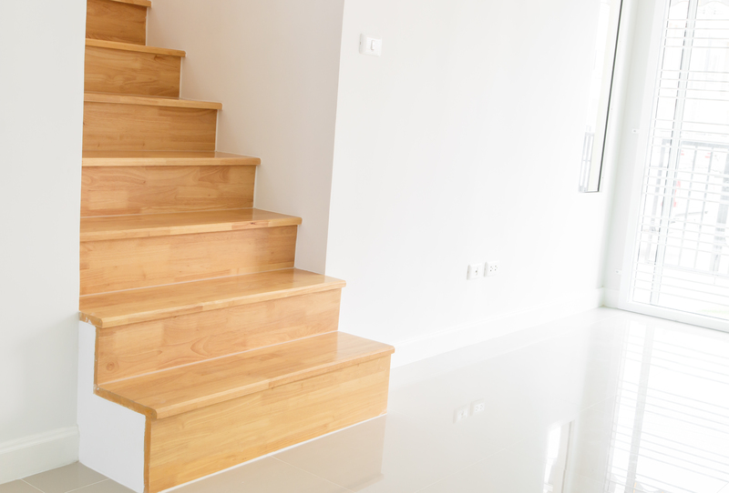 Treppe mit neuen Treppenkanten
